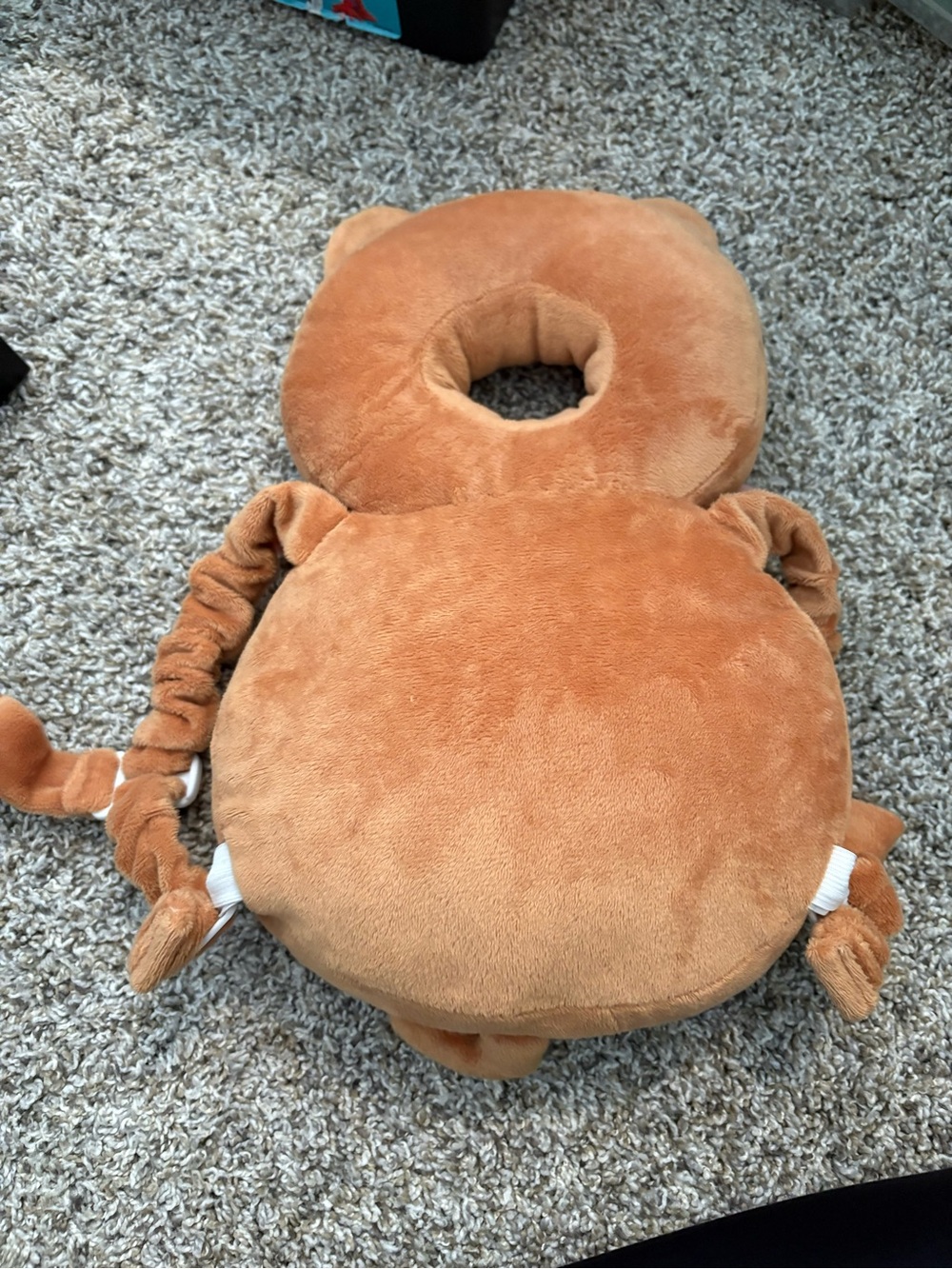 Baby backpack for keeping head safe